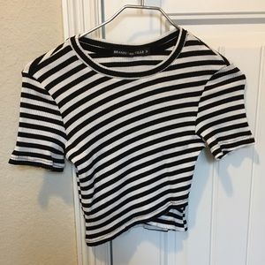Striped Crop Top