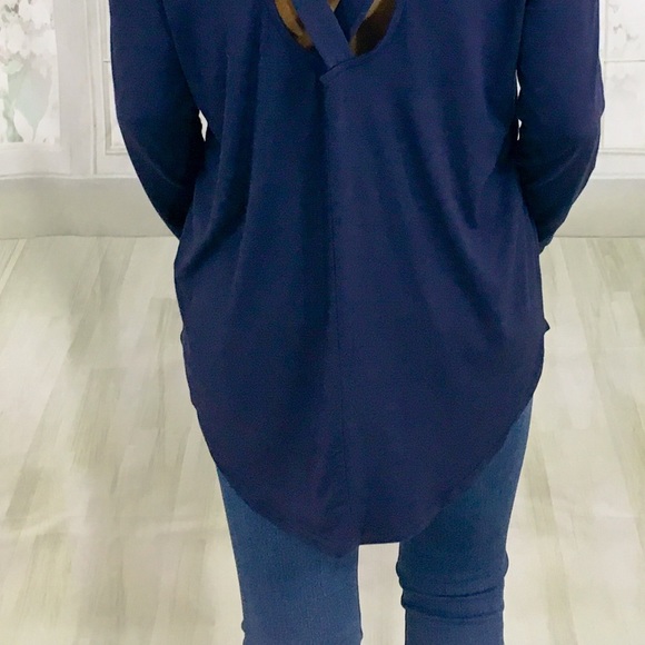 Soft & Sexy Navy Long Sleeve - Picture 5 of 6
