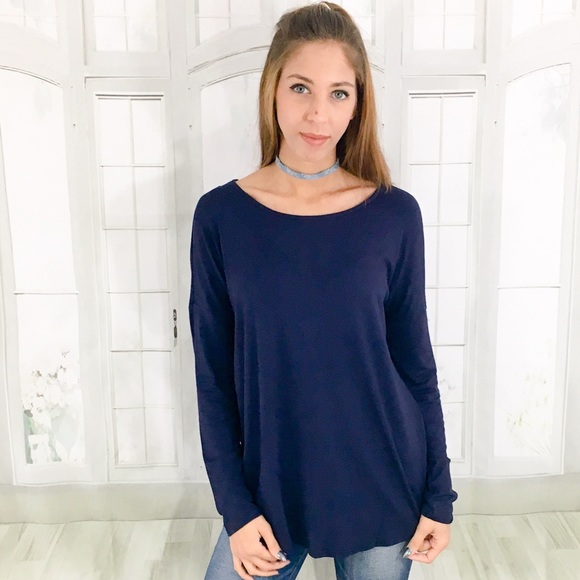 Soft & Sexy Navy Long Sleeve - Picture 6 of 6