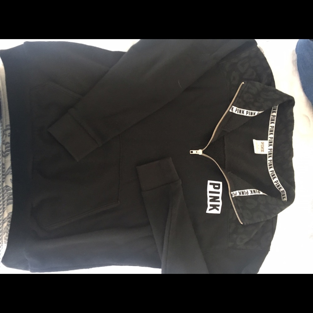 Black Victoria's Secret 1/4 Zip