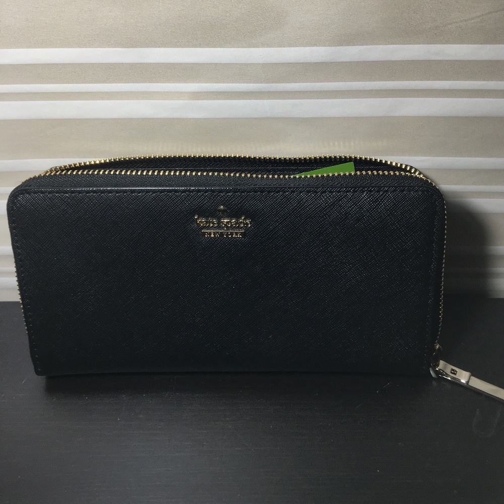 Kate spade ♠️ Cameron Street Lacey Black Wallet