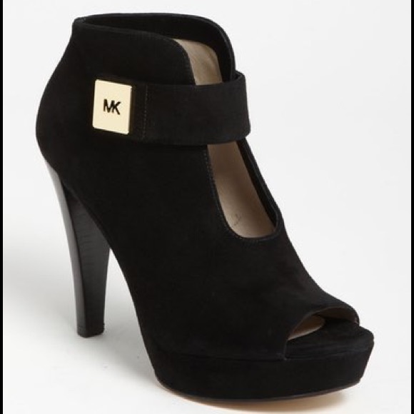 michael michael kors walden leather bootie