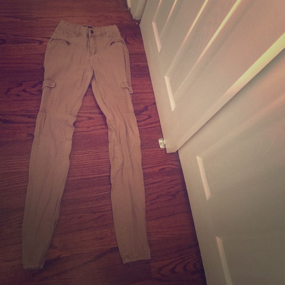 Cargo high wasted jeans