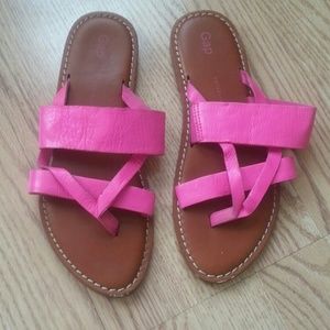 Gap pink neon flats Gap pink neon flats
