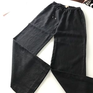 Michael Kors 100% Linen Black pants. Size 4