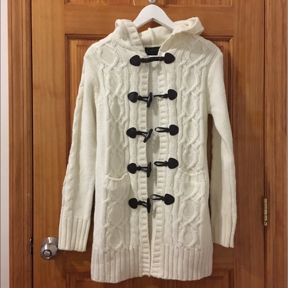 Knit sweater cardigan