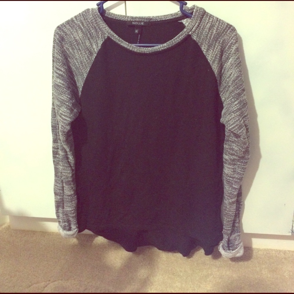 Nollie black and gray shirt