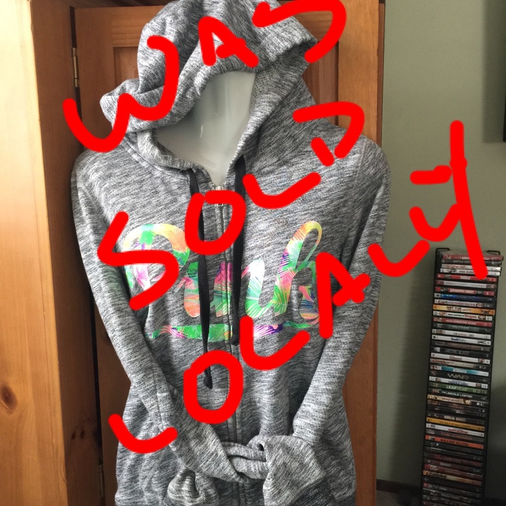 **VS PINK** full zip up hoodie