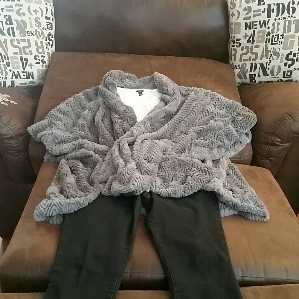 Furry Poncho