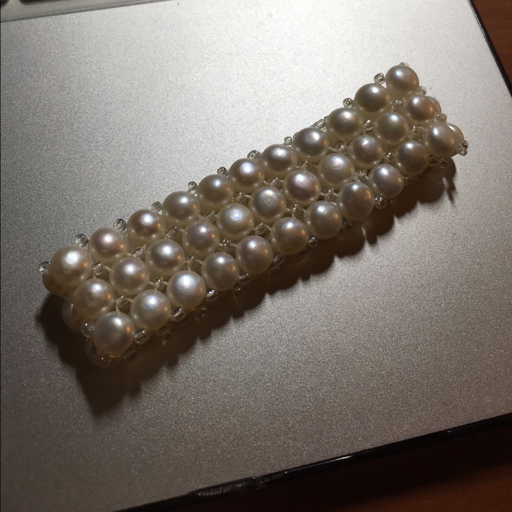 Real Pearl bracelet- creamy white fresh water