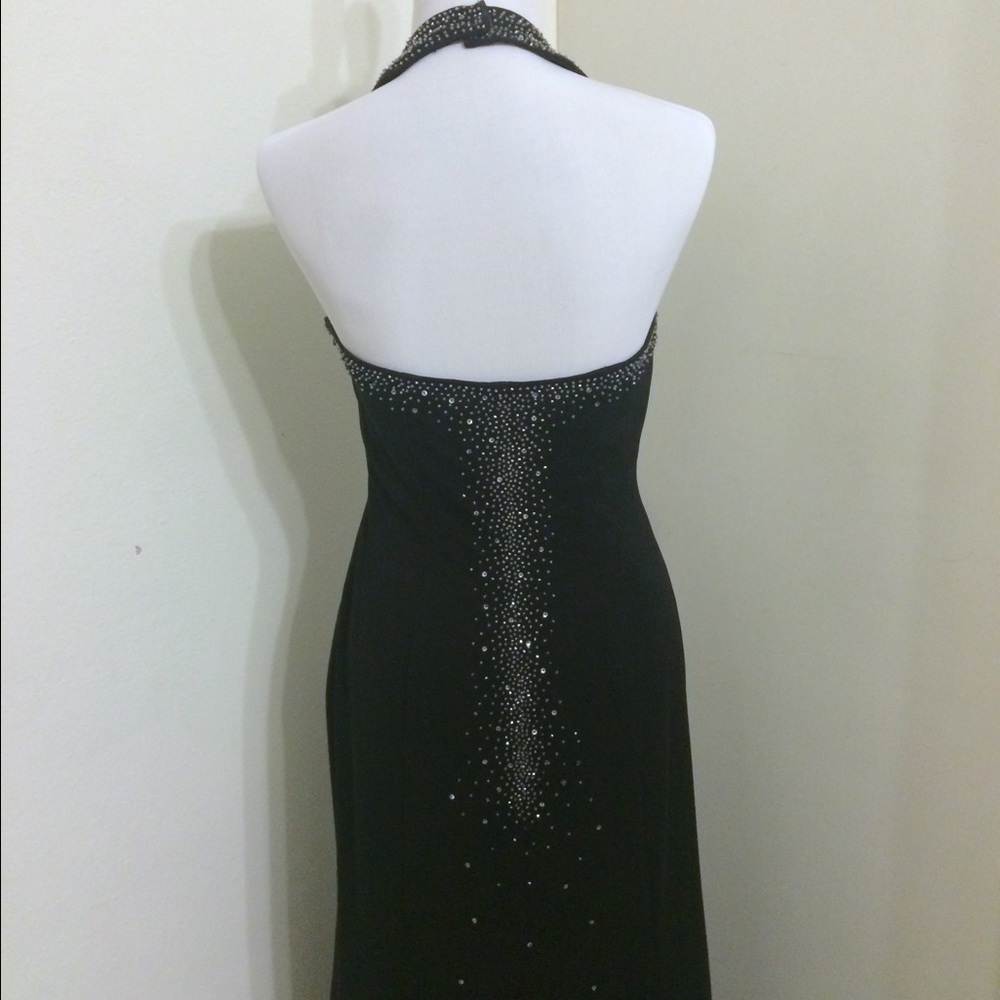 Long Black sparkly formal dress