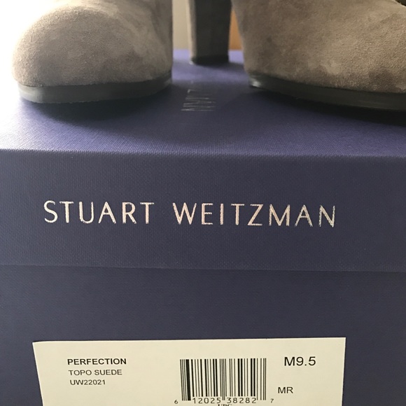 Stuart Weitzman "Perfection" Suede Bootie - Picture 3 of 3