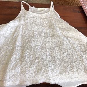 White lace top