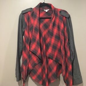 Volcom flannel cardigan