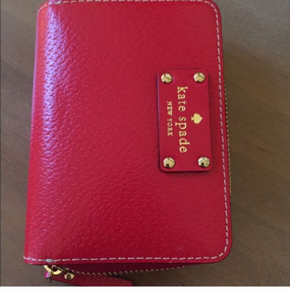 Authentic Kate Spade Red Wallet!