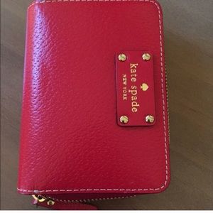 Authentic Kate Spade Red Wallet!