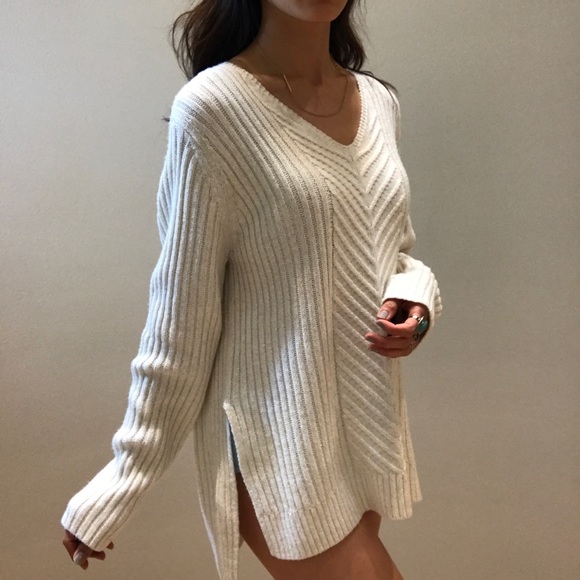 Brand new snow white loose sweater - Picture 3 of 4