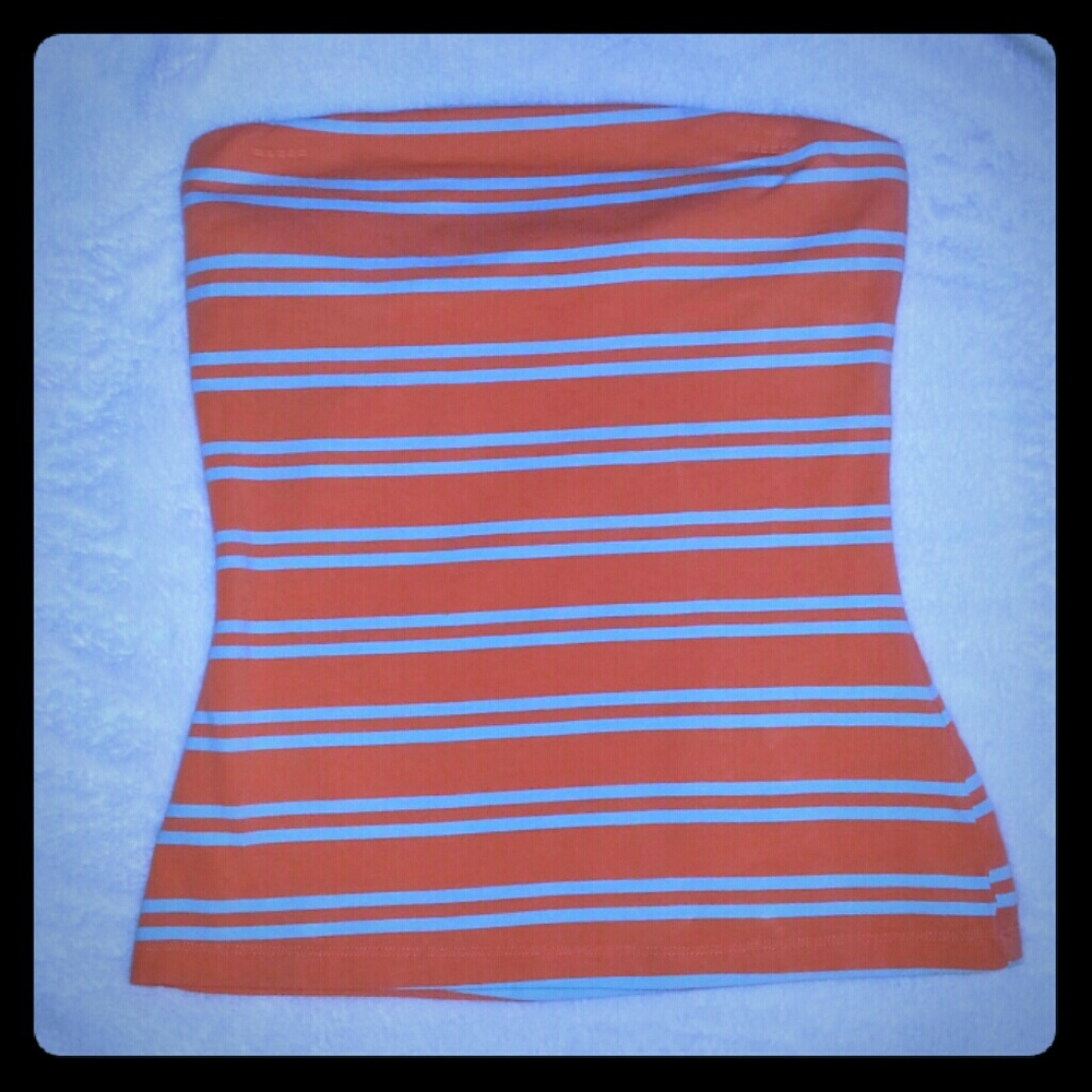 Striped tube top