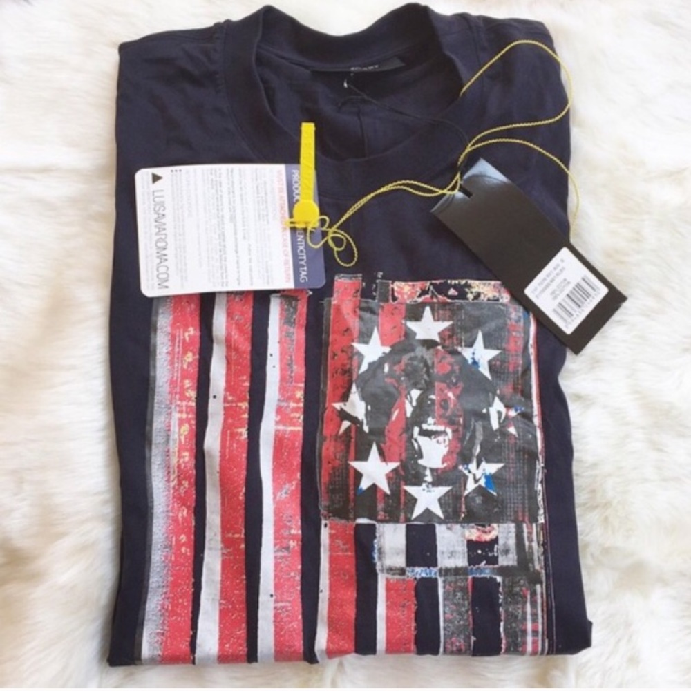 Givenchy Men's Flag Rottweiler Tee NWT