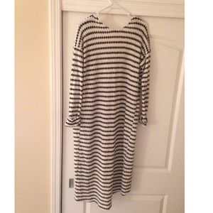 Black and white sweater