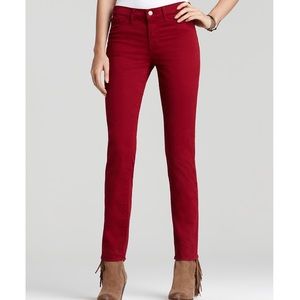 J Brand 811 Midrise Skinny Twill Jeans, size 27
