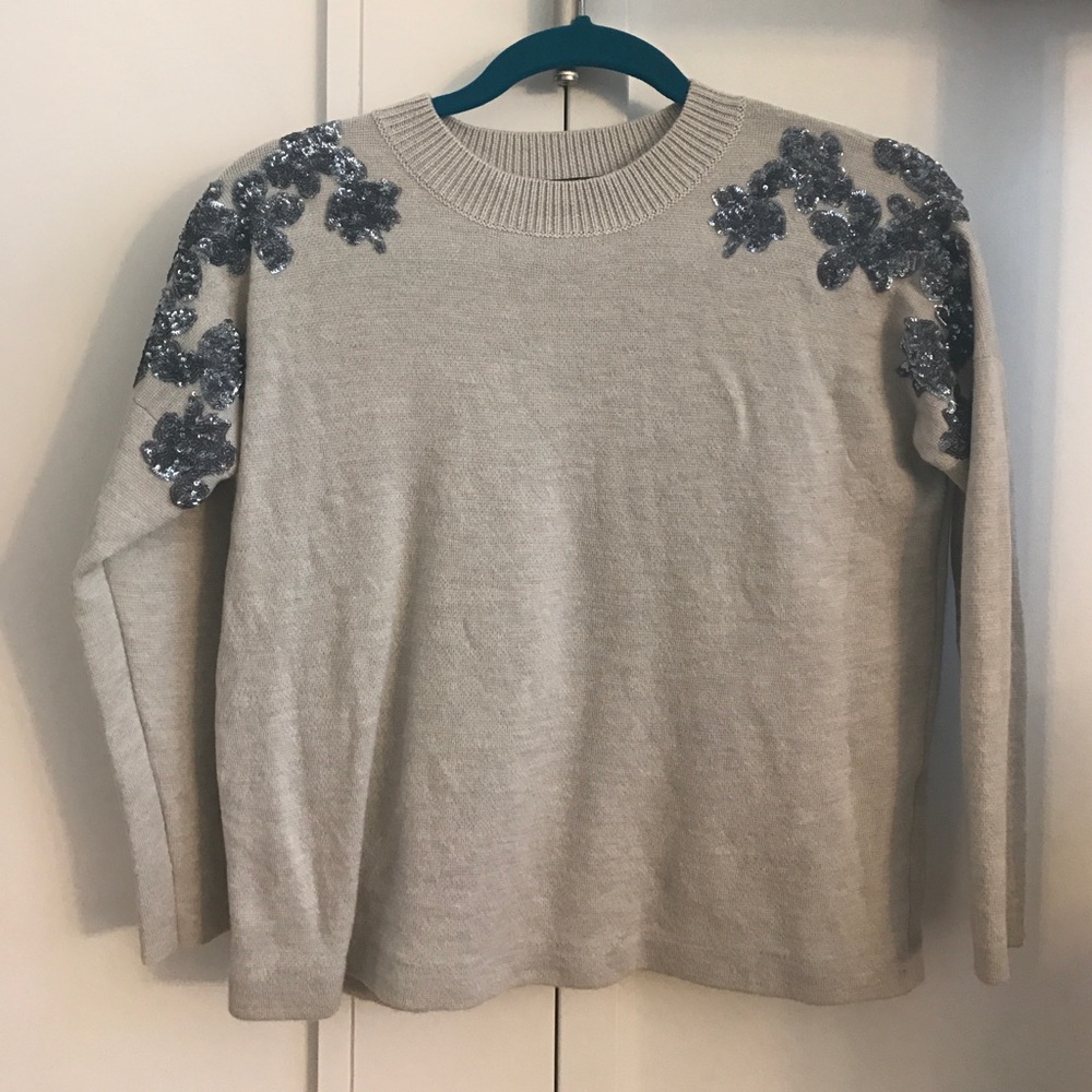 J. Crew sweater with sequins ❤️ size XXS