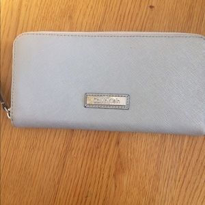 Calvin Klein Silver Wallet *SALE 24 HOURS ONLY*