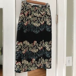 Topshop Floral Skirt 4 NWT