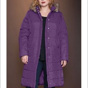 Quilted Knee Length Parka