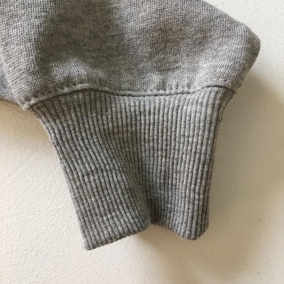 NEW PIZZA Gray Crewneck Oversized Sweatshirt - Picture 7 of 7