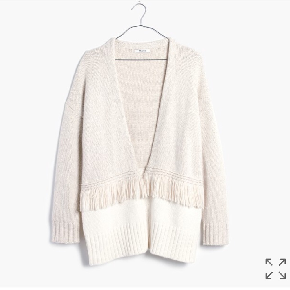 Madewell colorblock cardigan. Size M.