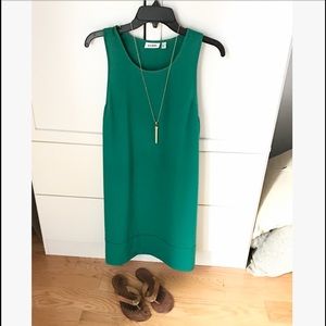Emerald Green Sleeveless Dress - Only Worn Once!