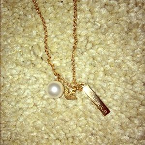 Rose gold Armani Necklace.
