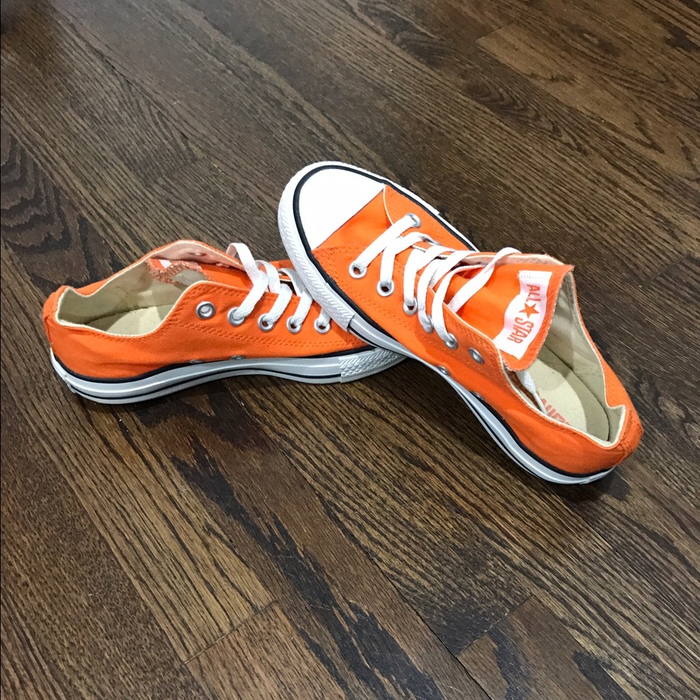 Orange converse