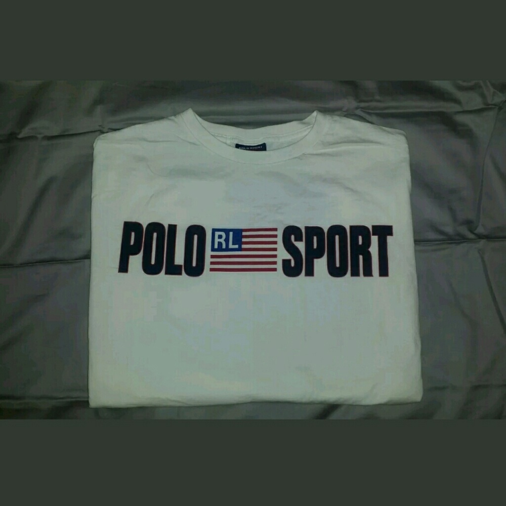 Vintage Polo Sport Tee Ralph Lauren Gucci Nautica