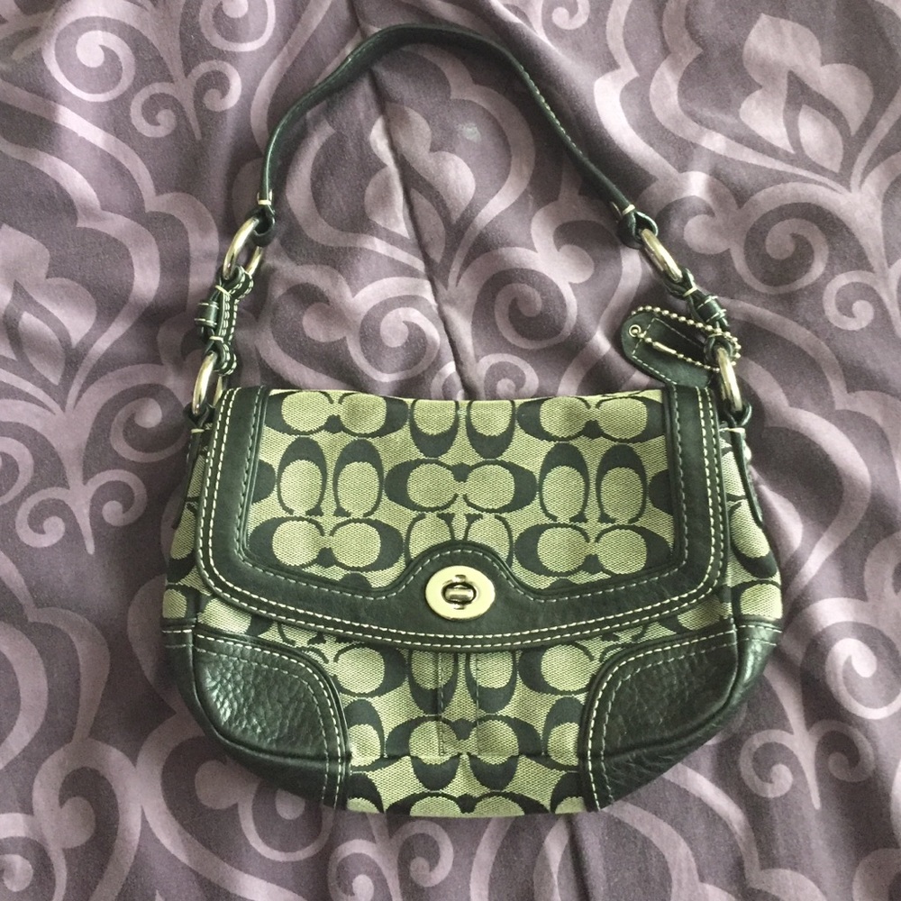 Mini coach handbag authentic