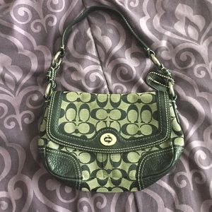 Mini coach handbag authentic
