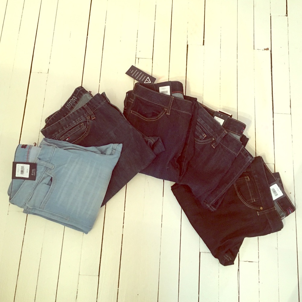 New! 5 pair Tommy Hilfiger Skinny jeans sz.10