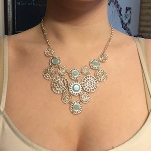 Sterling Silver Statement Necklace