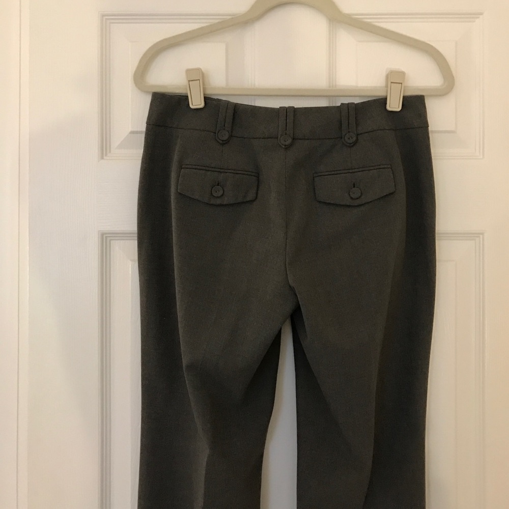 Talbots Gray Signature Boot Pants In Size 4p - image 3