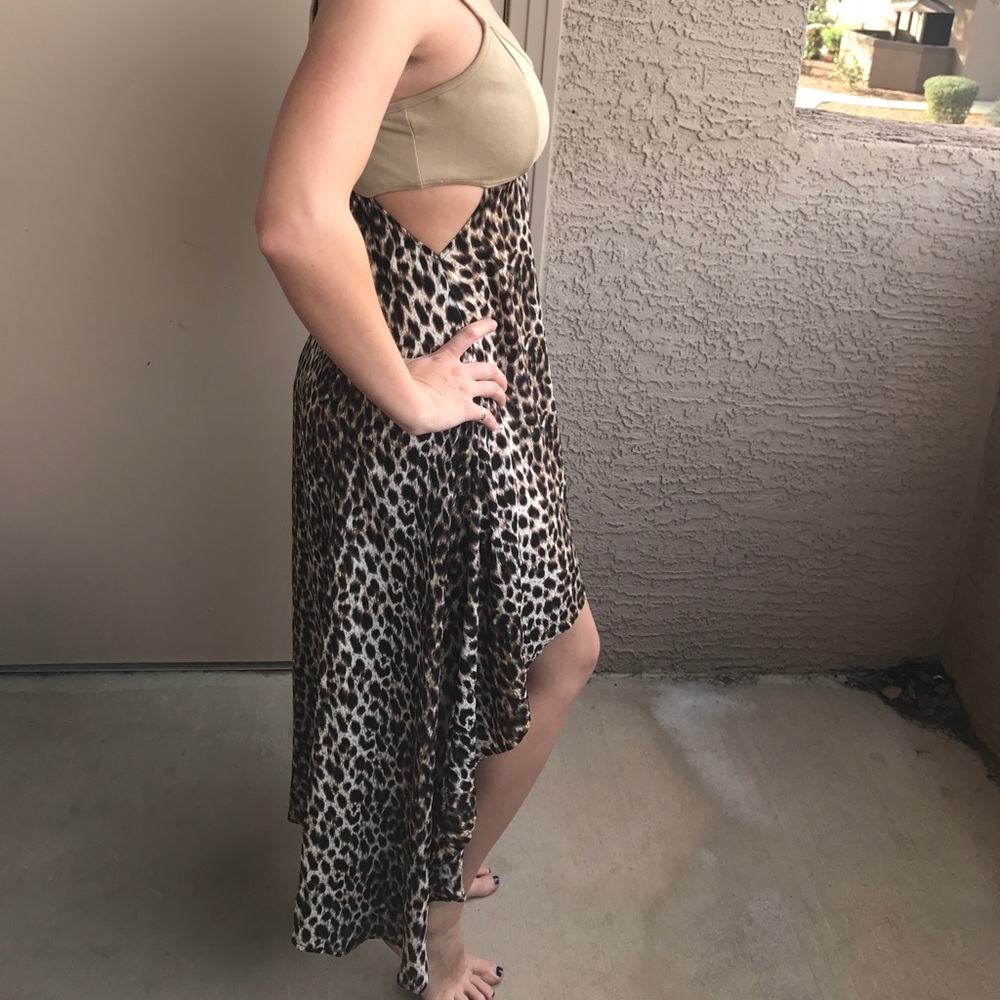 Leopard print dress