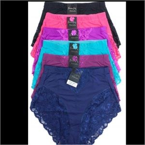 compression briefs with lace