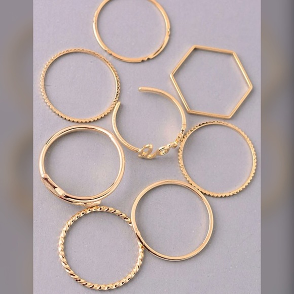 💣Jessy Midi Ring Set💣 - Picture 2 of 2