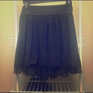 Aline skirt w lace