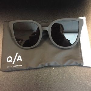 Quay Australia it's my way Sunnies in all black