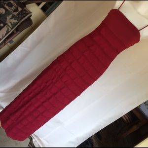 Red Maxi Dress, straps or strapless, sz small