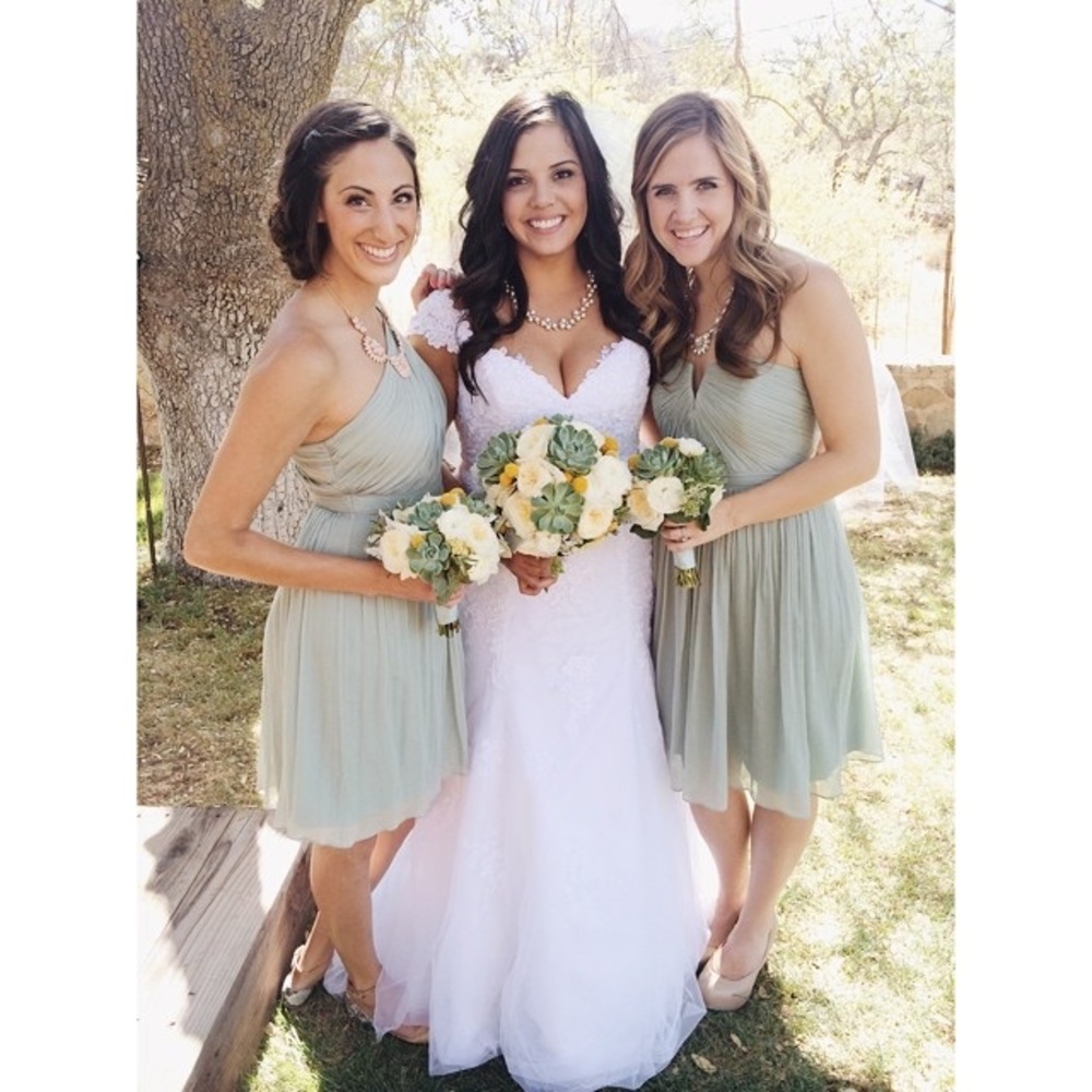 JCrew Bridesmaid Dress Dusty Shale sz.4 worn once