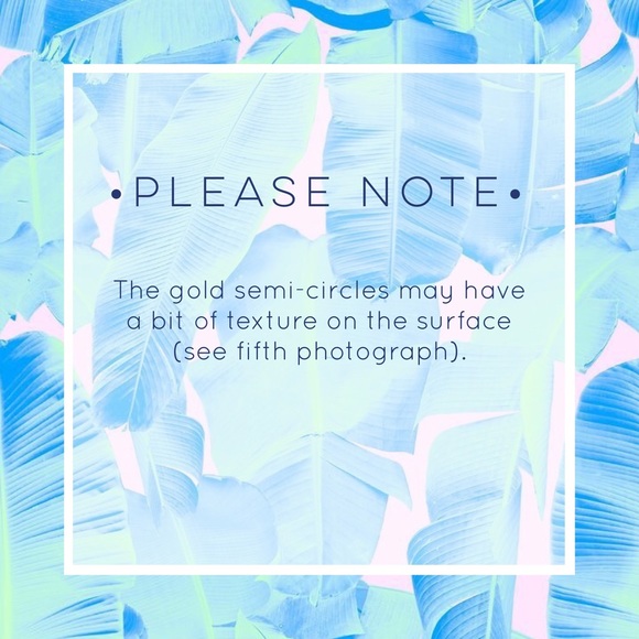 "Sutton" Earrings || White Marble & Gold Studs - Picture 7 of 9