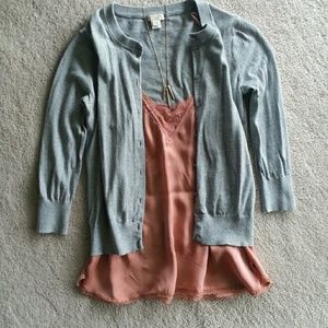 **SOLD** J. Crew The Clair Cardigan GREY