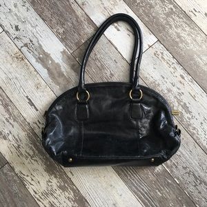 FINAL PRICE! Black leather HOBO international bag